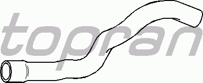 Шланг радиатора TOPRAN 206 706
