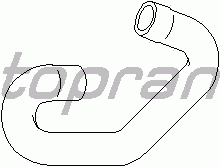 Шланг радиатора TOPRAN 206 700