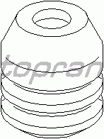 Отбойник амортизатора TOPRAN 205 154