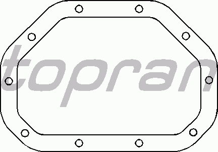 Прокладка, дифференциал TOPRAN 200 512