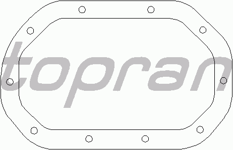 Прокладка, дифференциал TOPRAN 200 513