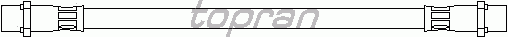 Тормозной шланг TOPRAN 205 829