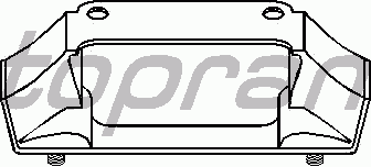 Подушка двигателя TOPRAN 201 361