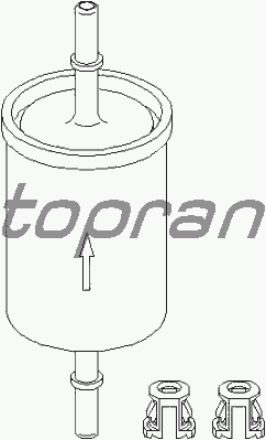 Топливный фильтр TOPRAN 201 622