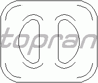 Кронштейн глушителя TOPRAN 201 715