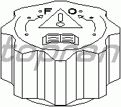 Пробка расширительного бачка TOPRAN 720 173
