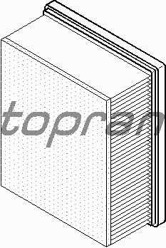 Воздушный фильтр TOPRAN 721 005