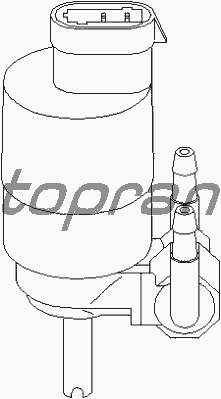 Насос омывателя TOPRAN 700 174