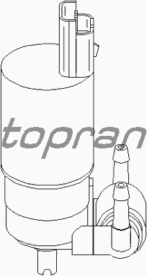 Насос омывателя TOPRAN 700 132