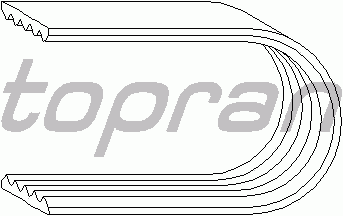 Поликлиновой ремень TOPRAN 101 115