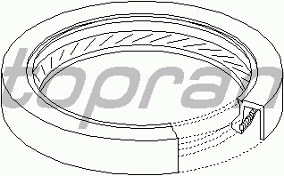 Сальник коленвала TOPRAN 700 206