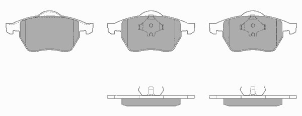 Тормозные колодки SIMER 581.1