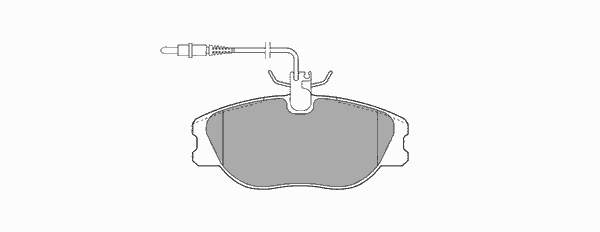 Тормозные колодки SIMER 595