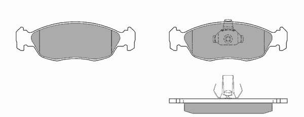 Тормозные колодки SIMER 601.1