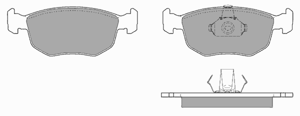 Тормозные колодки SIMER 687