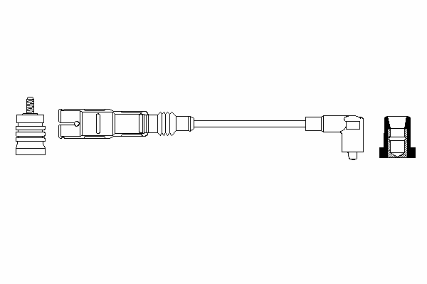 Провод зажигания BOSCH 0 356 912 890