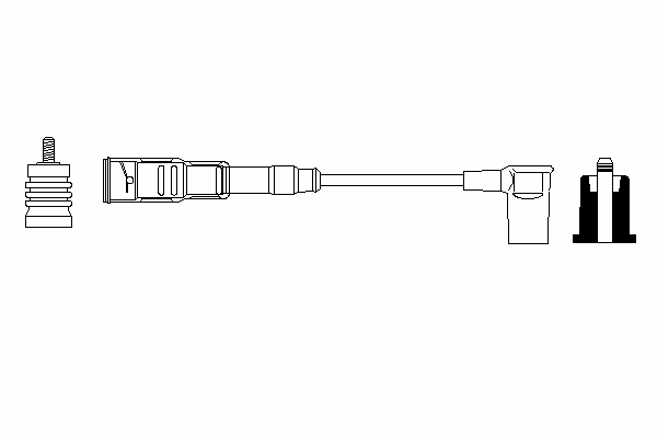 Високовольтний провід BOSCH 0 356 912 916