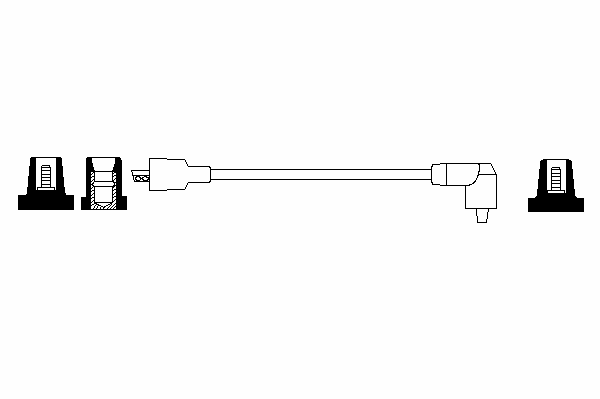 Высоковольтный провод BOSCH 0 986 356 089