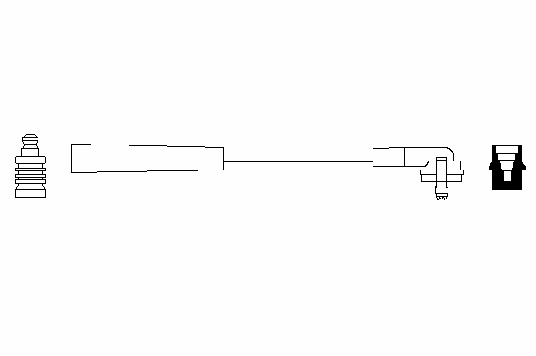 Высоковольтный провод BOSCH 0 986 356 103