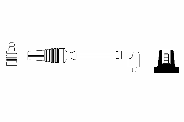Провод зажигания BOSCH 0 986 356 156