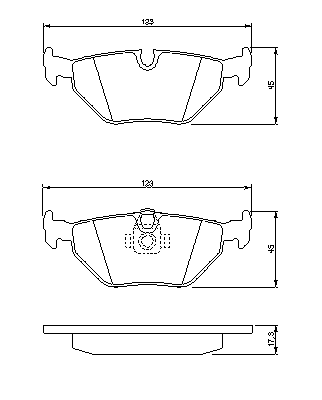 Тормозные колодки BOSCH 0 986 494 009
