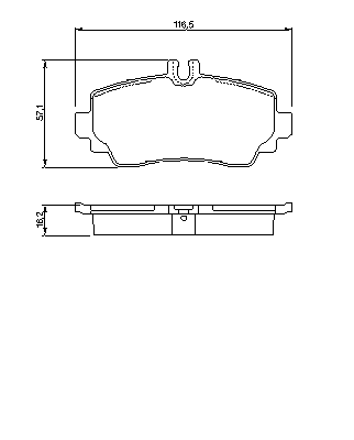 Тормозные колодки BOSCH 0 986 424 470