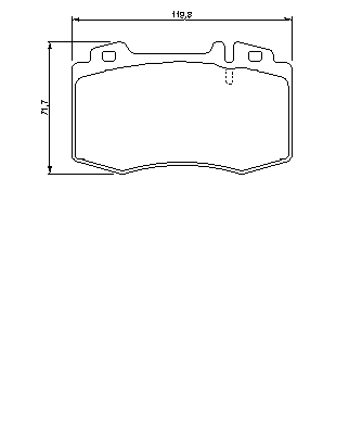 Тормозные колодки BOSCH 0 986 494 012