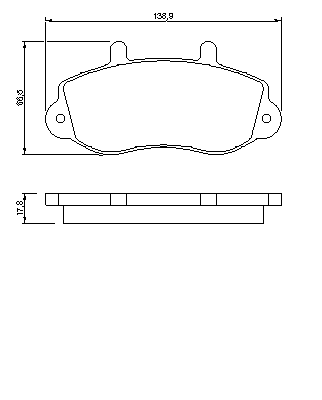 Тормозные колодки BOSCH 0 986 424 480