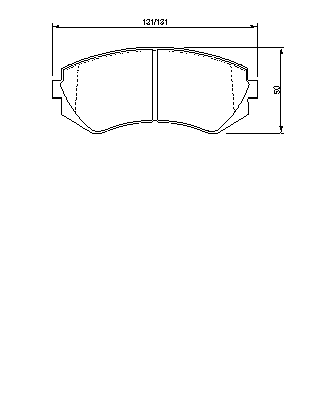 Тормозные колодки BOSCH 0 986 424 489