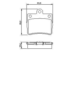 Тормозные колодки BOSCH 0 986 494 017