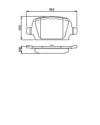 Тормозные колодки BOSCH 0 986 424 528