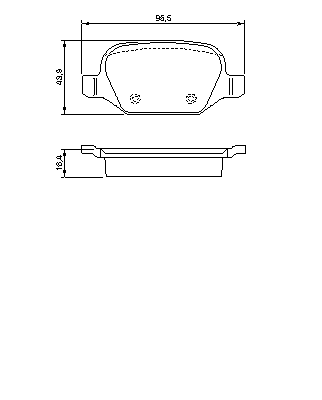 Тормозные колодки BOSCH 0 986 424 553