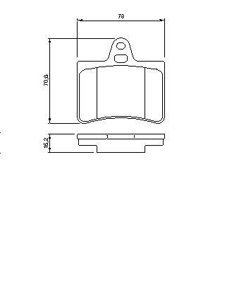 Тормозные колодки BOSCH 0 986 424 580