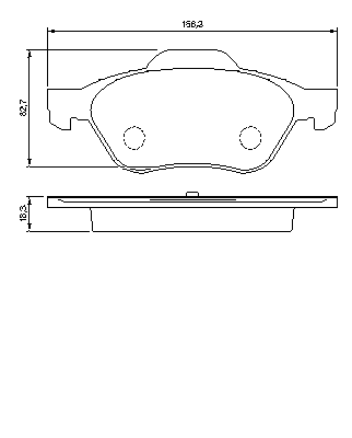 Тормозные колодки BOSCH 0 986 494 034