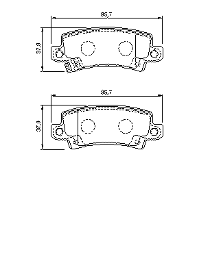 Тормозные колодки BOSCH 0 986 424 790