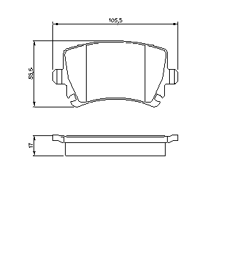 Тормозные колодки BOSCH 0 986 494 053