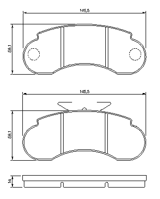 Тормозные колодки BOSCH 0 986 460 947