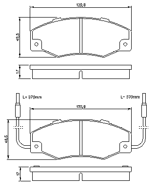 Тормозные колодки BOSCH 0 986 460 953