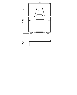 Тормозные колодки BOSCH 0 986 460 958
