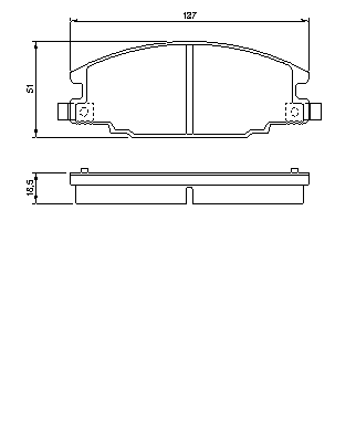 Тормозные колодки BOSCH 0 986 460 960