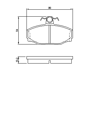 Тормозные колодки BOSCH 0 986 460 995