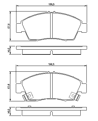 Тормозные колодки BOSCH 0 986 461 759