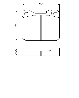 Тормозные колодки BOSCH 0 986 462 803