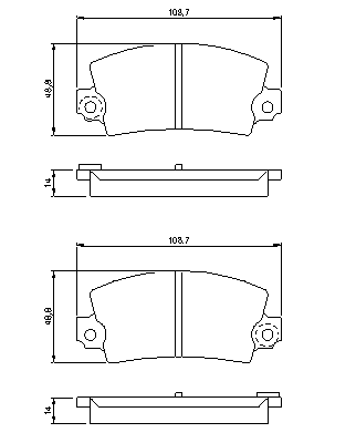 Тормозные колодки BOSCH 0 986 463 490