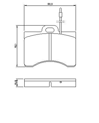 Тормозные колодки BOSCH 0 986 463 561