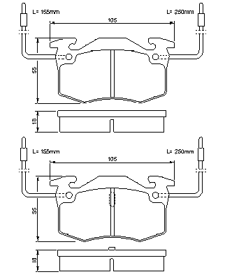 Тормозные колодки BOSCH 0 986 466 350