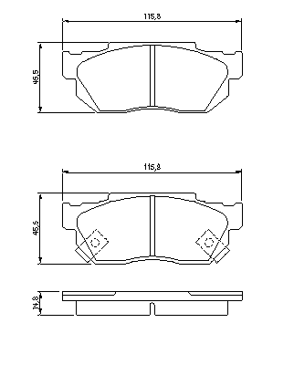 Тормозные колодки BOSCH 0 986 490 440