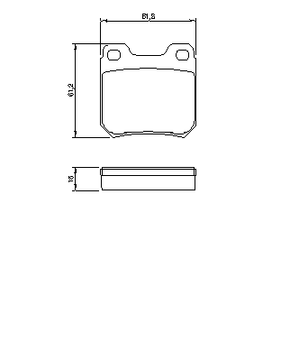 Тормозные колодки BOSCH 0 986 490 500