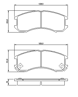 Тормозные колодки BOSCH 0 986 493 790