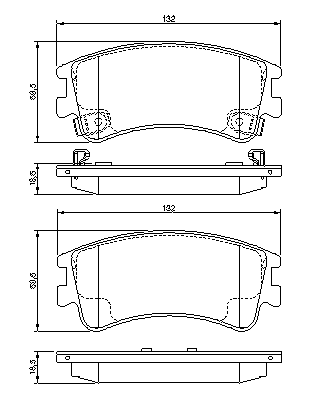 Тормозные колодки BOSCH 0 986 494 079